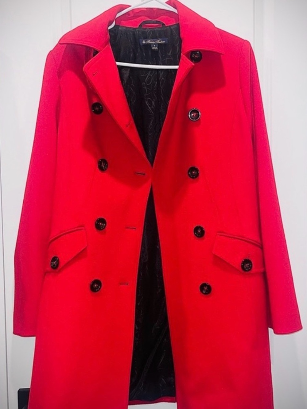 Brooks Brothers Red Double-Breasted Pea Coat